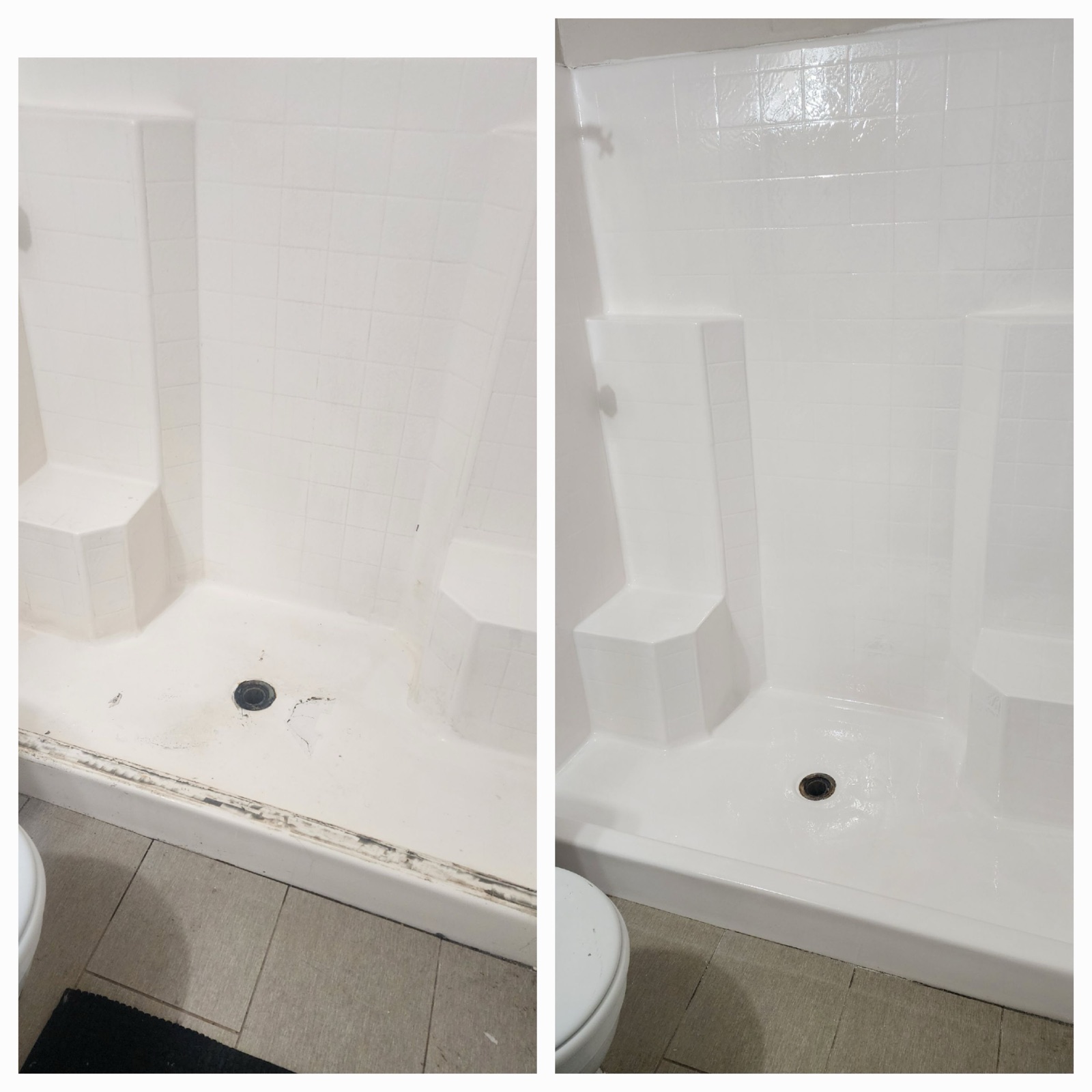 Shower Refinishing by Fuentes Reglazing in Corona, CA